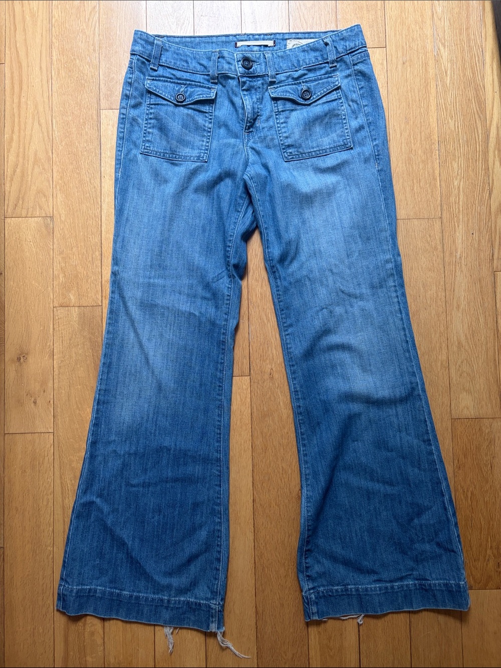 GAP Women's Light Blue Flare Jeans